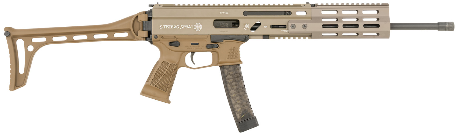 Grand Power 810091157930 Stribog SP9A1 9mm Luger 30+1 16″ Flat Dark Earth