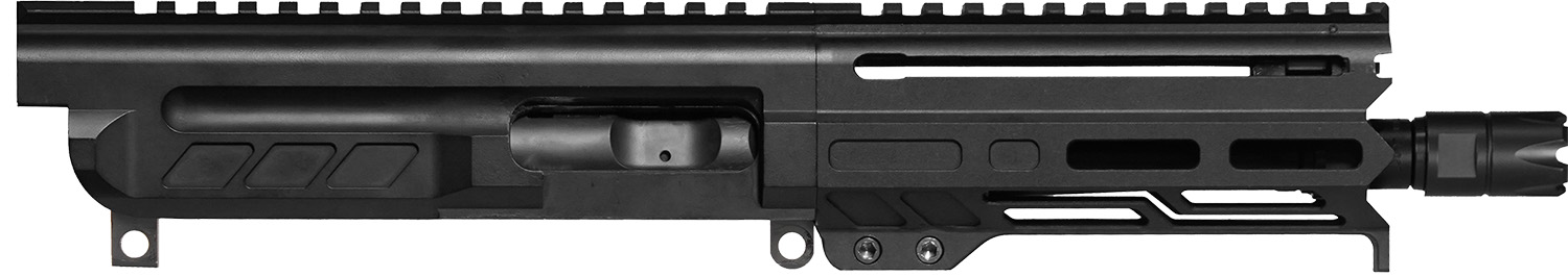 CMMG 94B6829AB Dissent 9mm Luger 6.50″, Left Side Charging Handle, Armor Black, OEM Zeroed Linear Comp, 4.60″ M-LOK Handguard for AR-Platform, Picatinny End Plate
