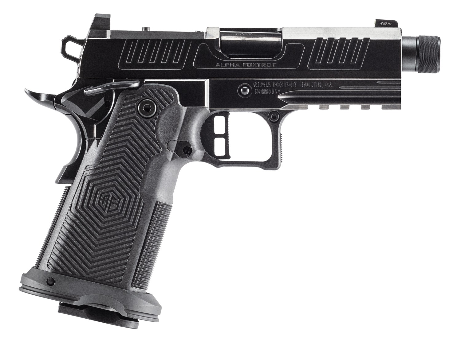 Alpha Foxtrot AA39X1QIB-PDBK19 AF1911 Romulus 9mm Luger 3.50″