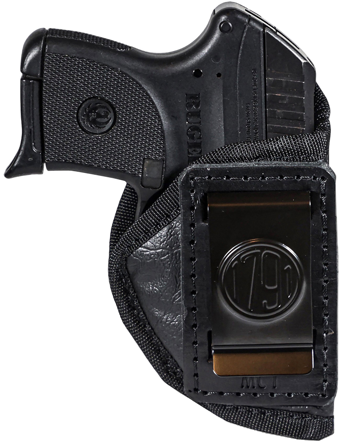 1791 Gunleather ECOP1BLKR EcoCarry  IWB Pocket Size Black Right Hand