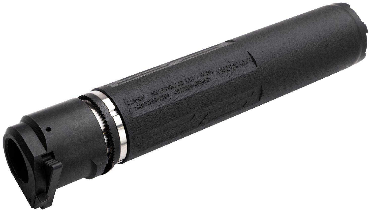 CMMG 38CA48B DefCan 3 7.62mm .308 Win, 8.50″ L Black Steel, 5/8″-24 tpi Zeroed SVD Muzzle Brake