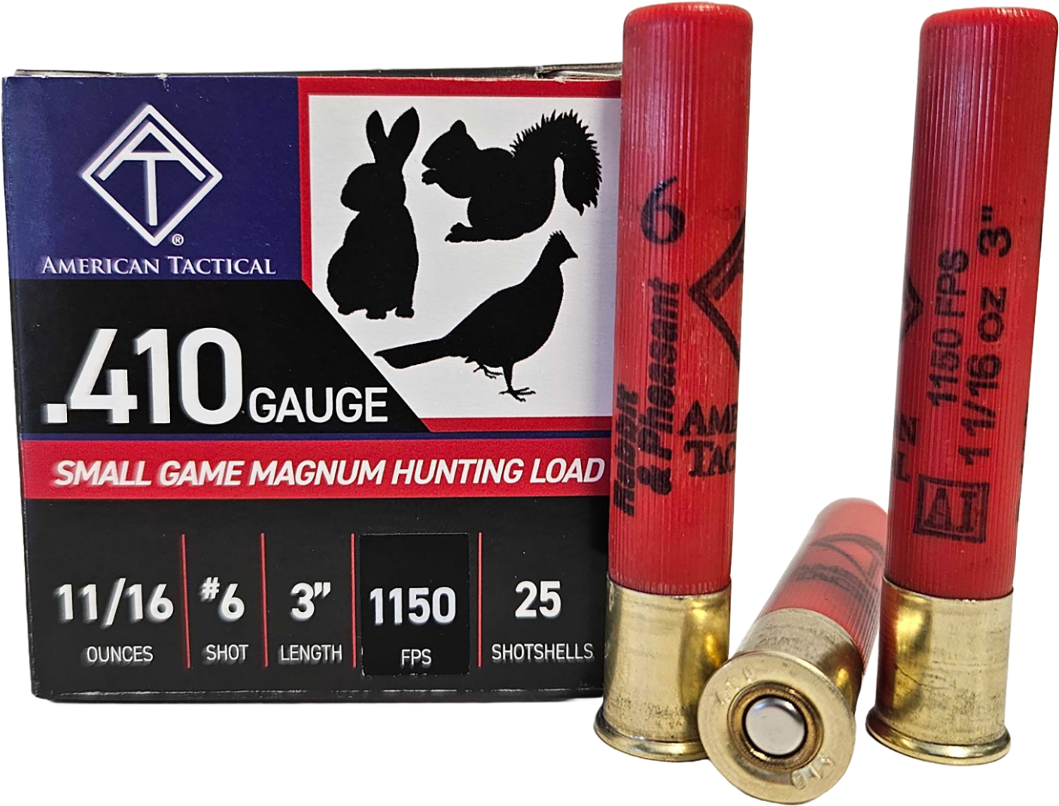 ATI ATIAC41036 Target Load 410Gauge 3″ 11/16oz 6Shot 25 Per Box/10 Case