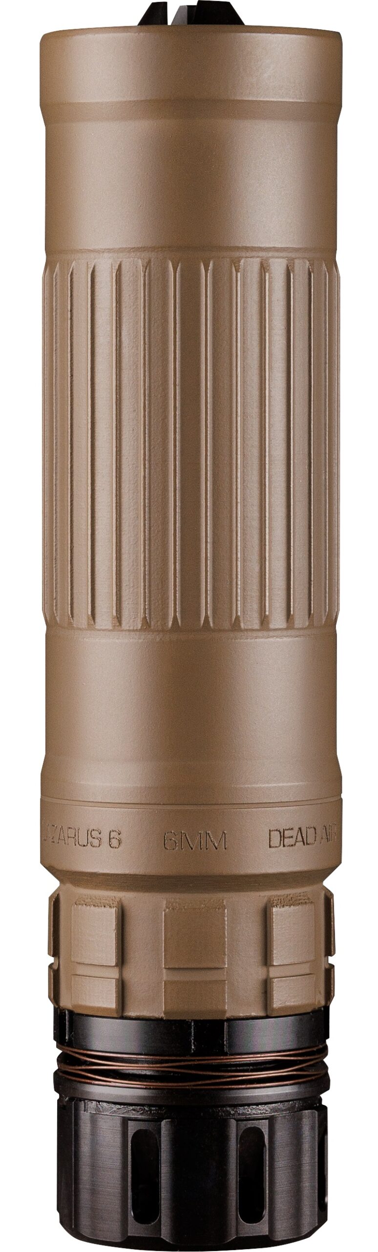 DEAD AIR ARMAMENT LAZARUS6 KM 5.56/6MM SLNCR FDE