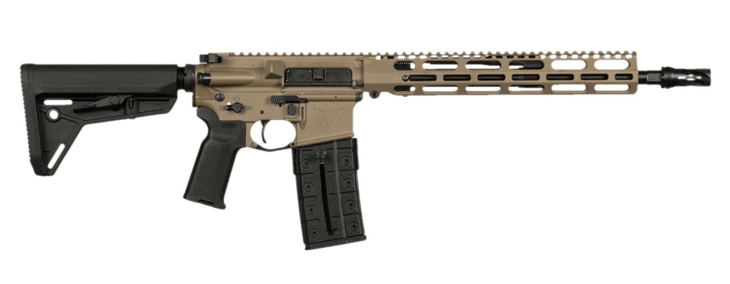 Vktr Industries V31100916621CA VK-1PW 5.56 NATO 10+1 13.70″ Black Threaded Barrel, Flat Dark Earth Cerakote Aluminum Receiver w/Picatinny Rail, M-LOK Handguard, Black Magpul MOE SL Polymer Stock, Magp