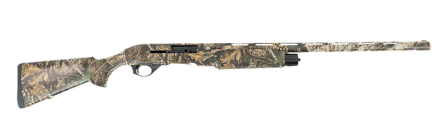 Spandau Arms 21000189 S2 Full Size 12 Gauge Semi-Auto 3″ 3- 2.75″ Shells 28″ Overall Realtree APX Camo Vent Rib Barrel, Drilled & Tapped Receiver, Fixed Synthetic Stock, Benelli Choke Tube System