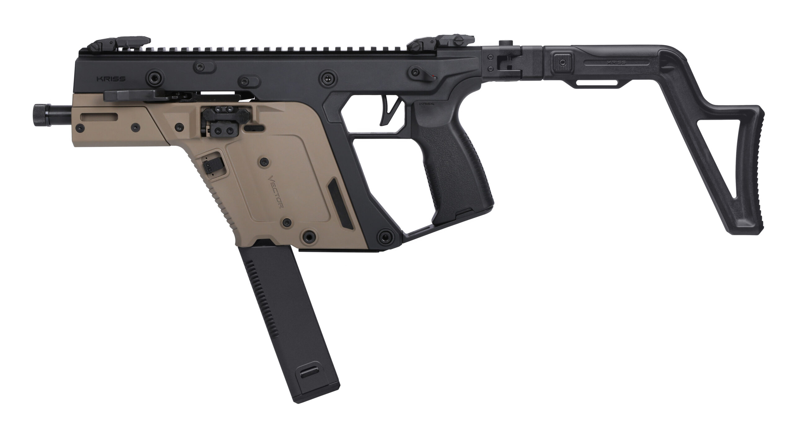 KRISS USA VECTOR SBR 10MM 5.5″ BK/FDE