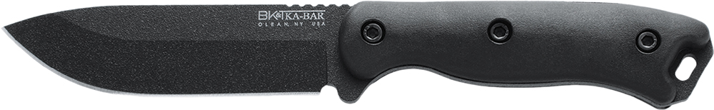 Ka-Bar BK16 Becker  4.38″ Fixed Drop Point Plain Black 1095 Cro-Van Blade, Black Ultramid Handle, Includes Sheath