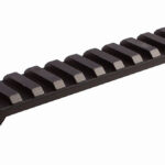 Talley PS0252153 CVA Cascade Picatinny Rail  Black Anodized Short Action 0 MOA