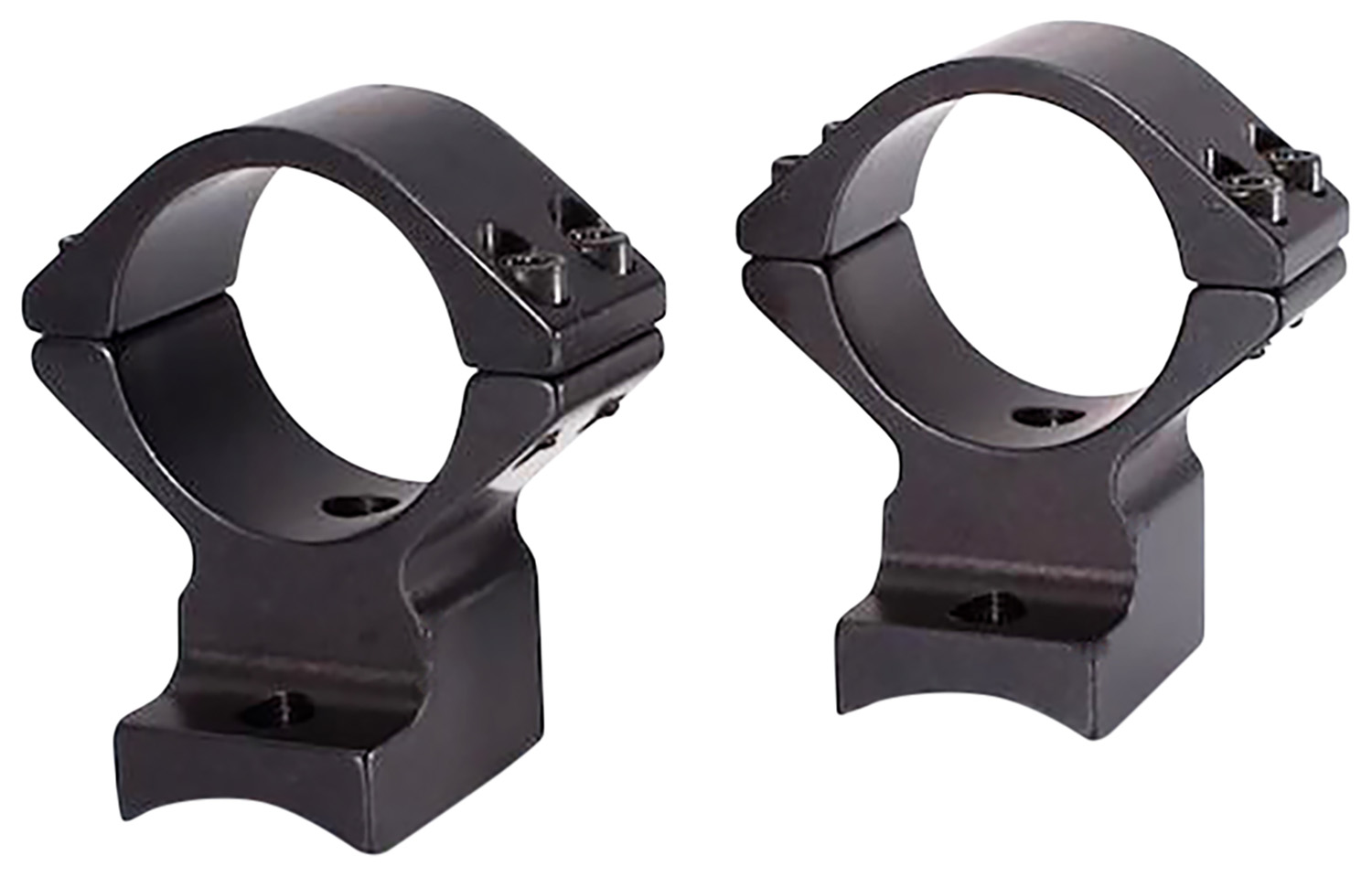 Talley 840700LM Scope Mount/Ring Combo  Black Anodized 34mm Tube Remington 700/721/722/725/40X Medium Rings Long Action 20 MOA