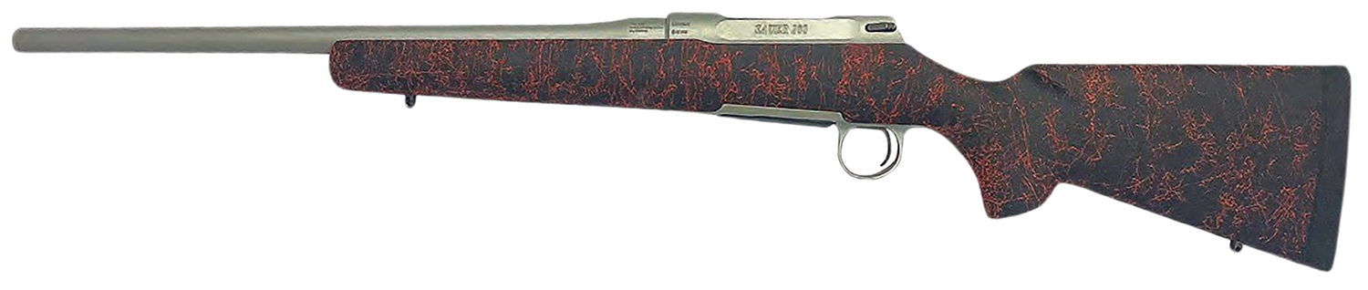 Sauer 100 Silver XT Sports South Exclusive Full Size 6.5 Creedmoor 5+1 22″ Stainless Steel Cerakote Barrel, Stainless Cerakote Drilled & Tapped Steel Receiver, Black HS Precision Synthetic Stock