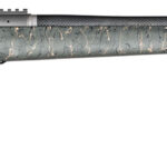 Christensen Arms CA10269815323 Summit TI  Full Size 28 Nosler 3+1, 26″ Natural Titanium Steel Threaded Barrel, Natural Titanium Aluminum Receiver, Green w/Black/Tan Webbing Fixed Thumbhole Stock