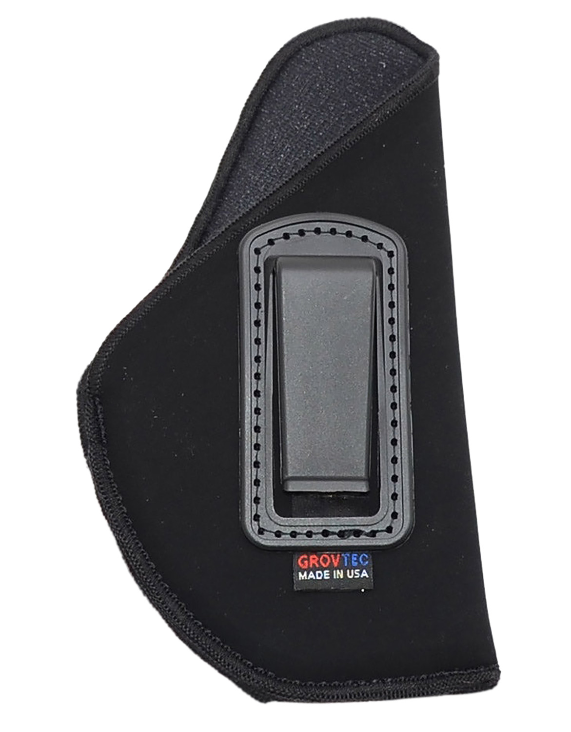 GrovTec US Inc GTHL14112R Inside The Pants IWB Size 12 Black Suede Compatible w/Glock 26/27/33 Belt Clip Mount Right Hand
