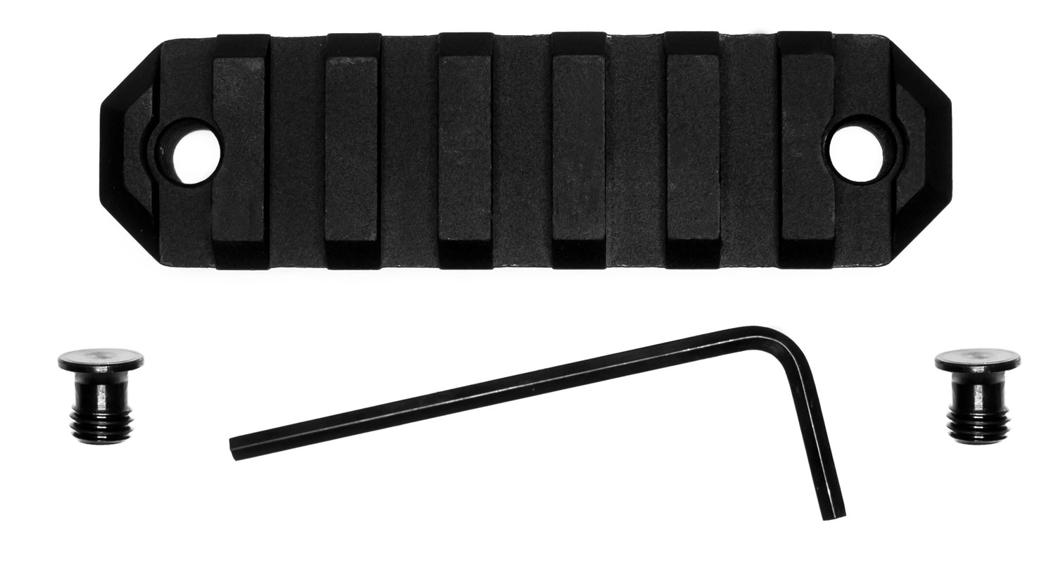 GrovTec US Inc GTSW228 3 Inch 7 Slot Keymod Black Anodized