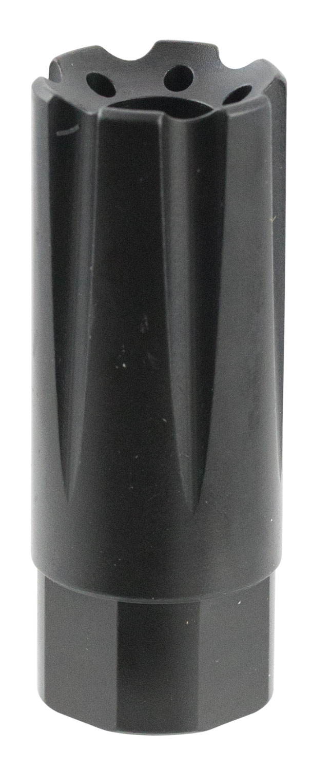 TacFire MZ10209MM Linear Compensator Black Nitride Steel with 1/2″-36 tpi Threads, 2.26″ OAL, 0.87″ Diameter & Forward Style for 9mm Luger AR-Platform