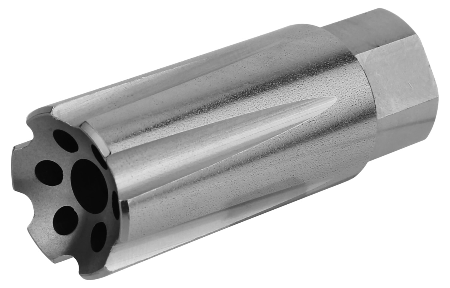 TacFire Linear Compensator Stainless Steel with 5/8″-24 tpi Threads 2.26″ OAL .875″ Diameter for 308 Win