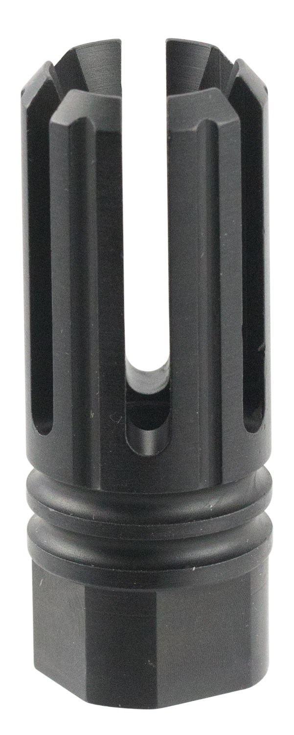 TacFire MZ10053BN 6 Prong Flash Hider Black Nitride Steel with 5/8″-24 tpi Threads, 2.22″ OAL & 0.87″ Diameter for 308 Win AR-10