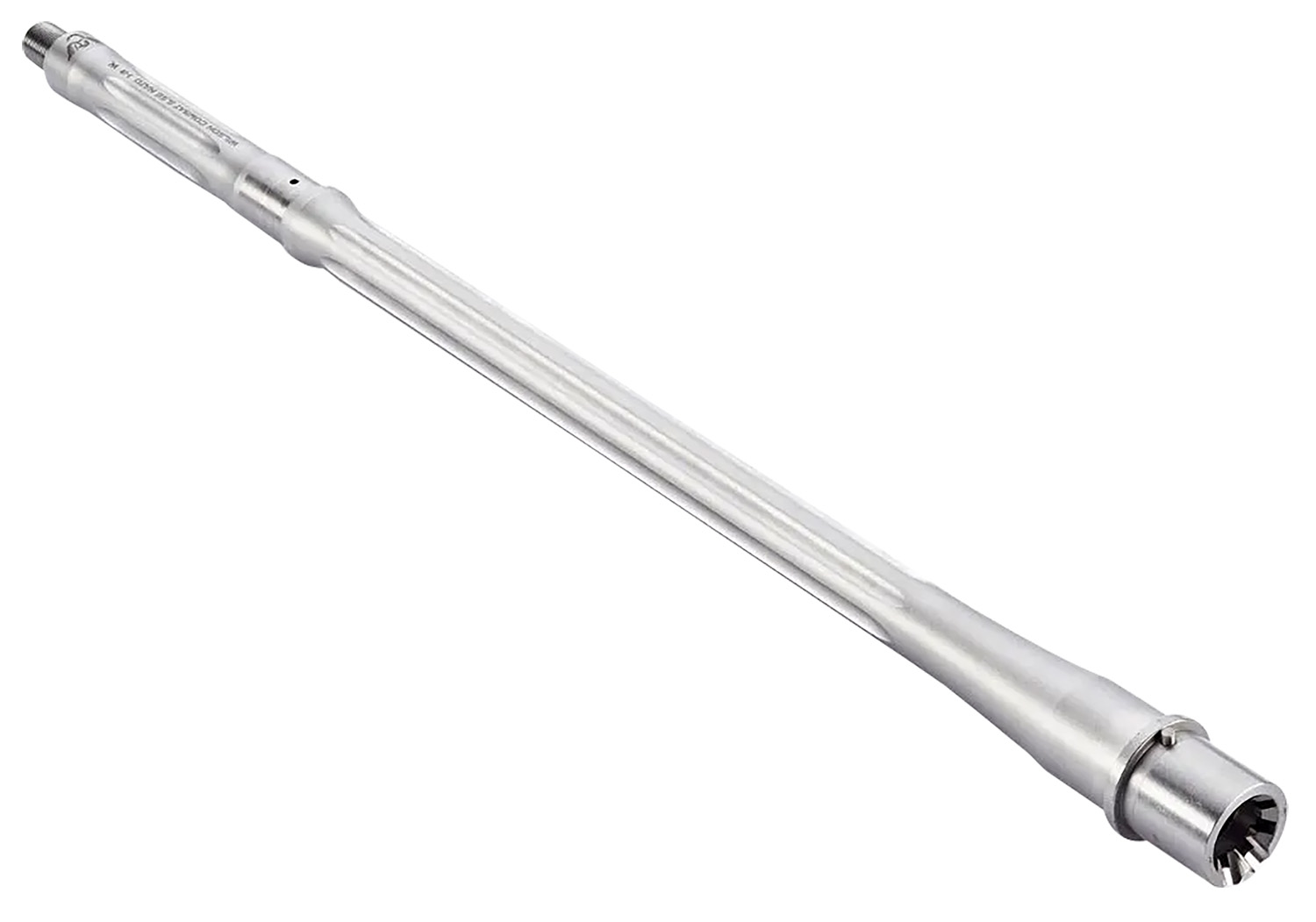 Wilson Combat TR556RCRG18FT8 Match Grade Barrel 5.56x45mm NATO 18″ Stainless Bead Blasted Finish 416R Stainless Steel Material Rifle Length with Recon Tactical Profile, Fluting & 1:8″ Twist for AR-15