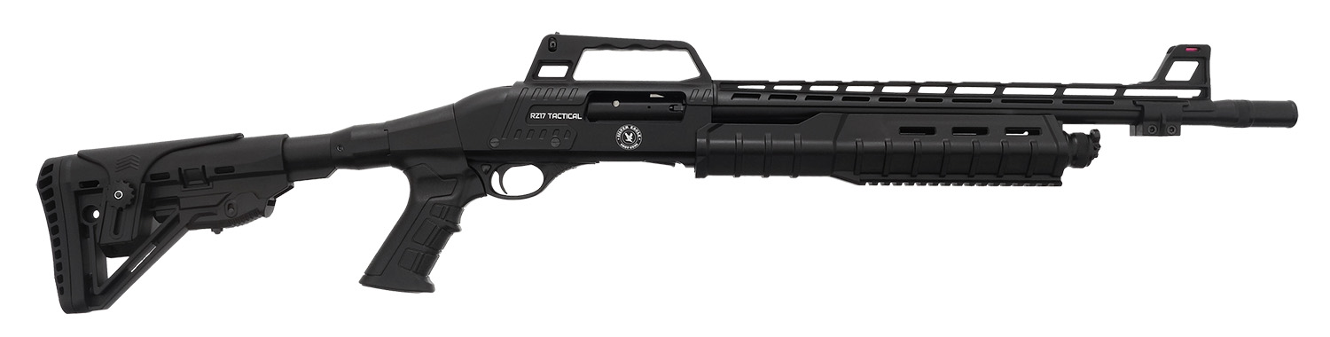 Silver Eagle Arms RZ17TAC RZ17 Tactical 12 Gauge 3″ 4+1 18.50″ Chrome-Lined Barrel, Black Steel Receiver, Black Fixed Adjustable Length & Comb Stock, Pistol Grip