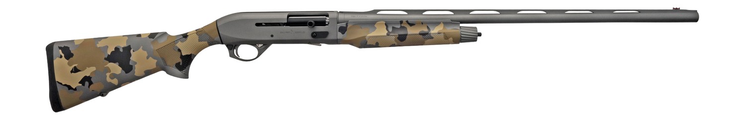 T R Imports A22026OS2 Alpha 2 20 Gauge 3″ 4+1 26″ Gray Cerakote Vent Rib Barrel & Receiver, Fixed Old School Camo Synthetic Stock