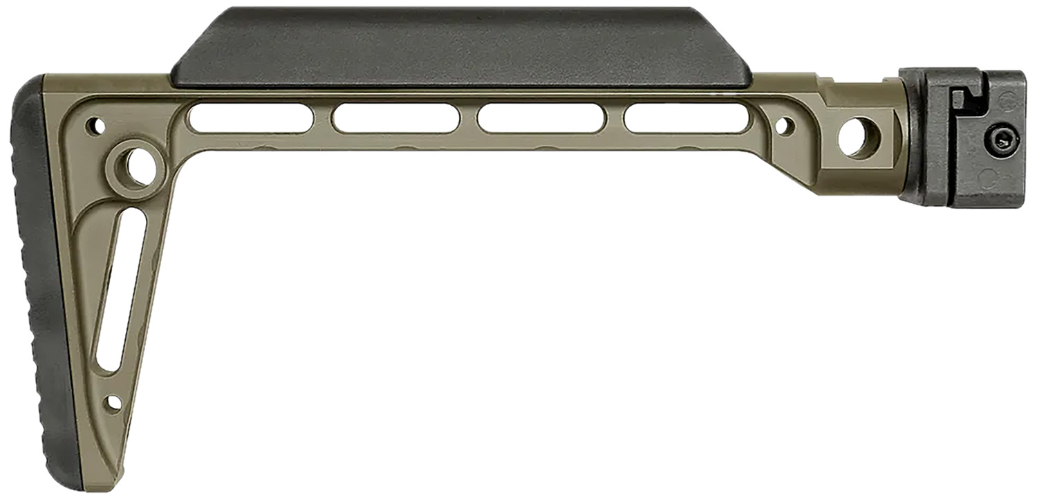 Midwest Industries MIMINSFODG Minimalistic Side Folding Stock ODG 6061 Aluminum Folding