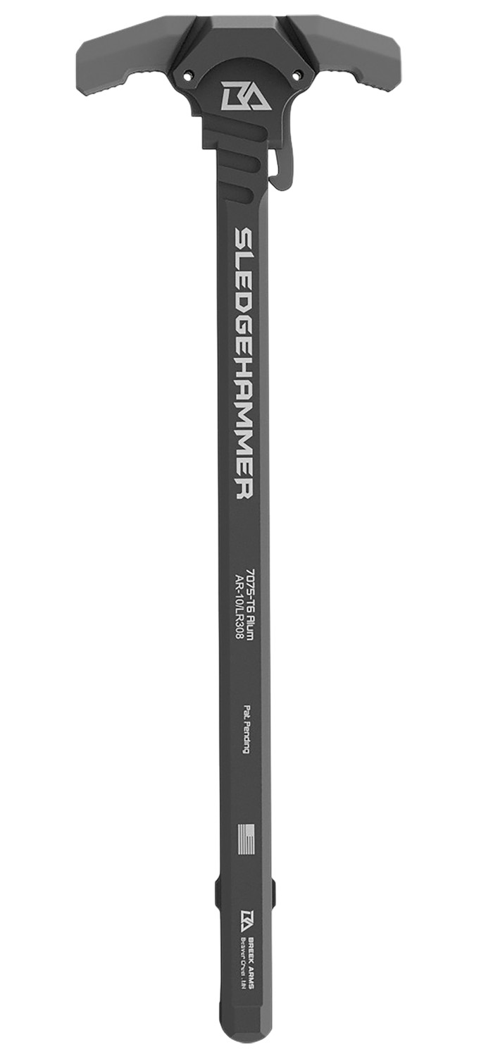 Breek Arms BRK6010MGRAY Sledgehammer Charging Handle AR-10/LR-308 Gray Aluminum