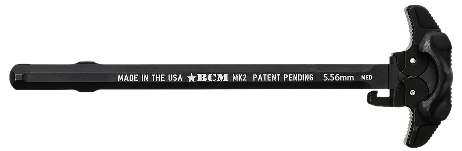BCM GFHMK2MEDAMBI Ambidextrous MK2 Charging Handle Compatible w/ Mil-Spec AR-15 Black 7075 T-6 Aluminum