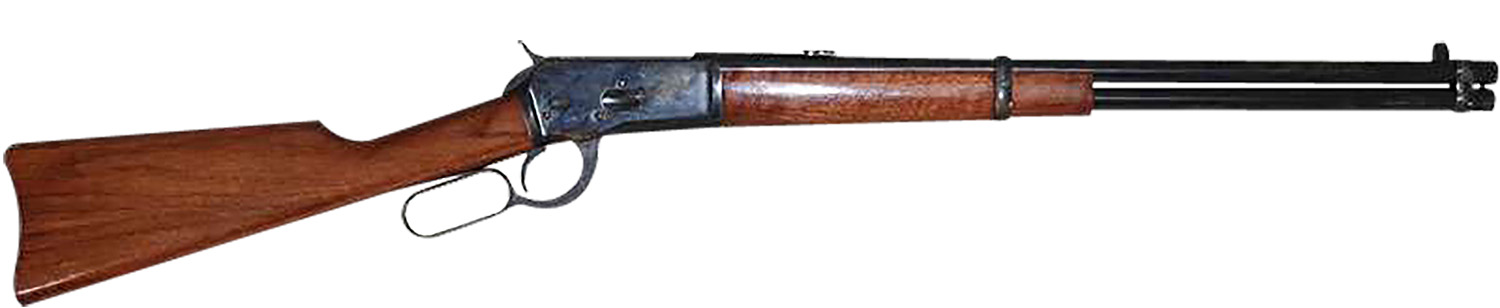 Cimarron AS622 1892 Carbine 357 Mag/38 Special 10+1 20″ Blued Round Barrel, Color Case Hardened Receiver, Walnut Furniture