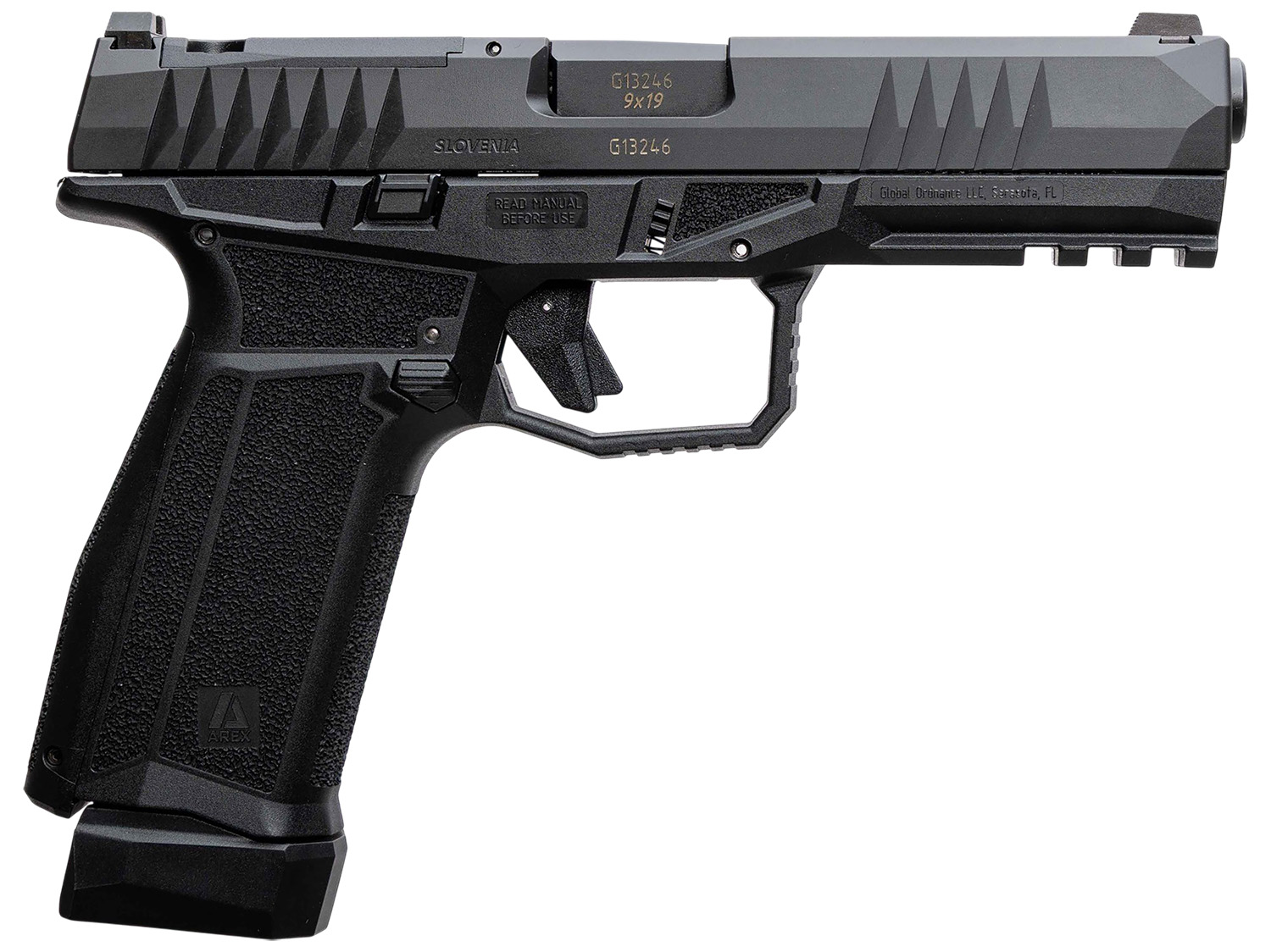 AREX 815537023893 Delta L Gen2 9mm Luger 17+1 4.50″ Black Barrel, Black Nitride Optic Cut/Serrated Slide, Black Frame, Ambidextrous