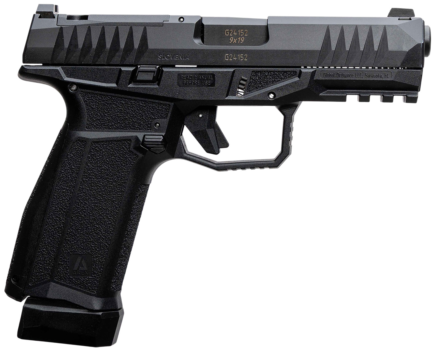 AREX 815537023954 Delta M Gen2 9mm Luger 17+1 4″ Black Barrel, Black Nitride Optic Cut/Serrated Slide, Black Frame, Ambidextrous