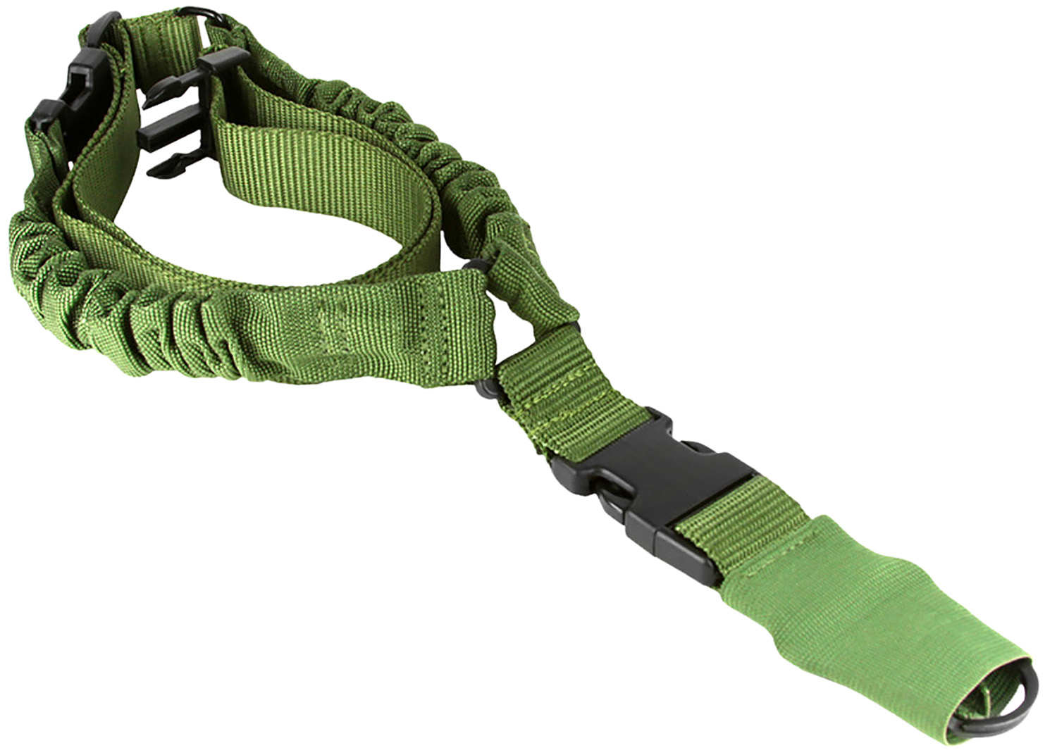 Aim Sports AOPS01G One Point  Green Elastic Webbing 26″ OAL Bungee Rifle