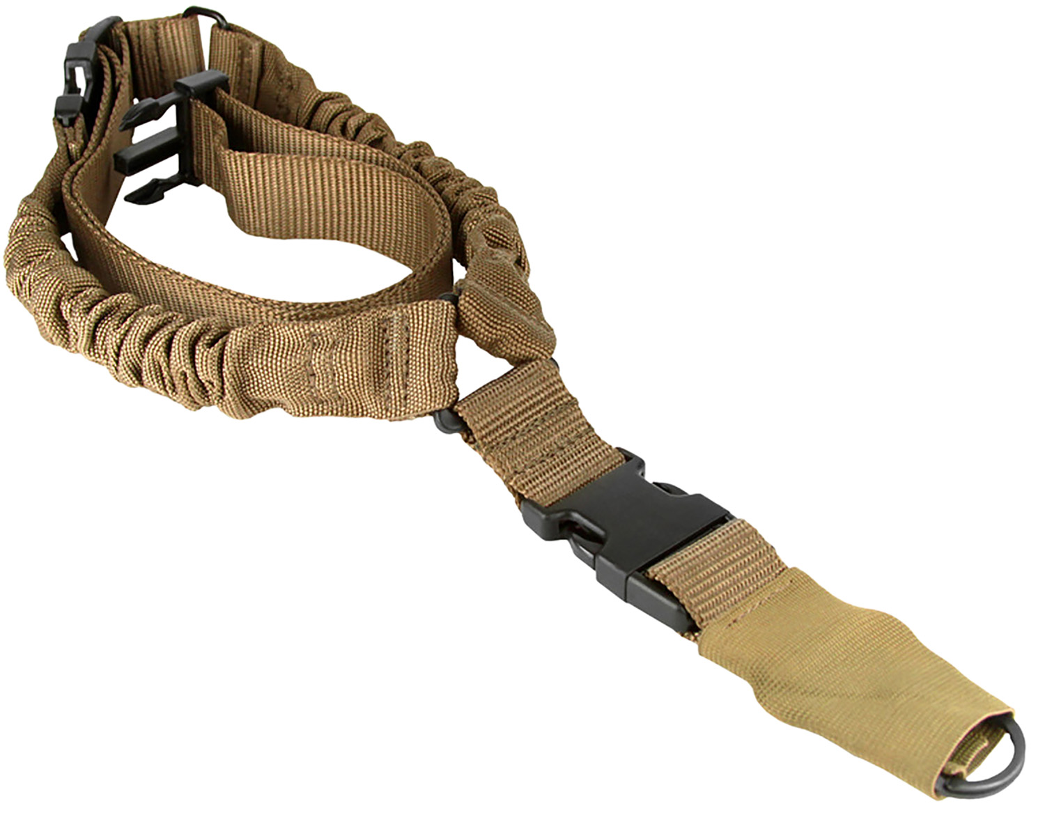 Aim Sports AOPS01T One Point Tan Elastic Webbing 26″ OAL Bungee Rifle