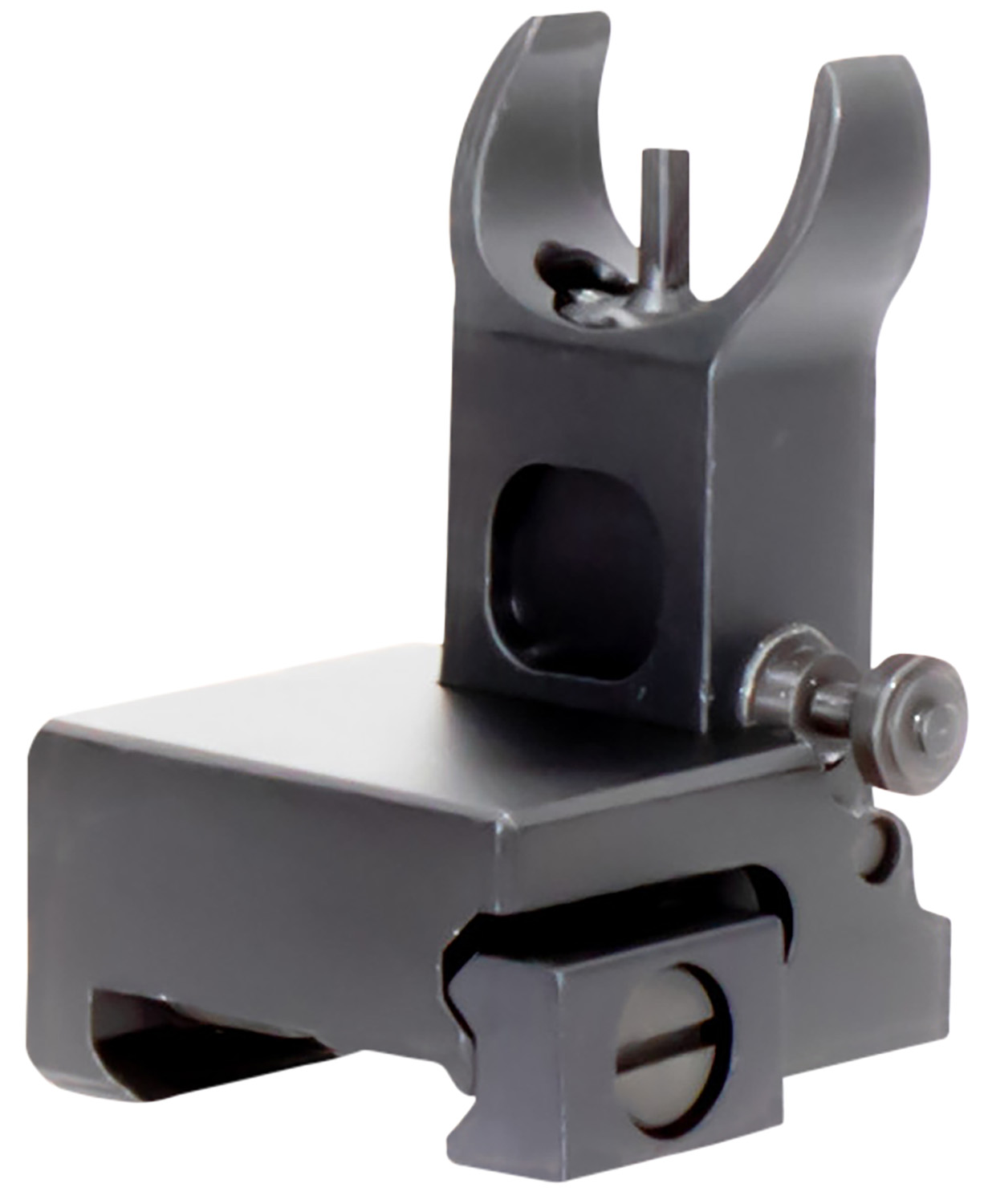 Aim Sports MT200 AR Low Profile Front Flip Up Sight Black Anodized Low Profile for AR-15
