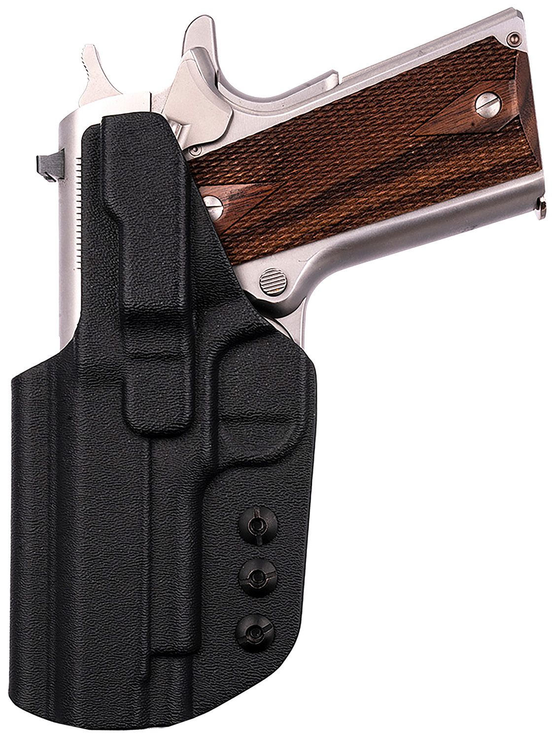 1791 Gunleather TACIWB1911BLKR Tactical Kydex IWB Black Kydex Belt Clip Fits 1911 Government
