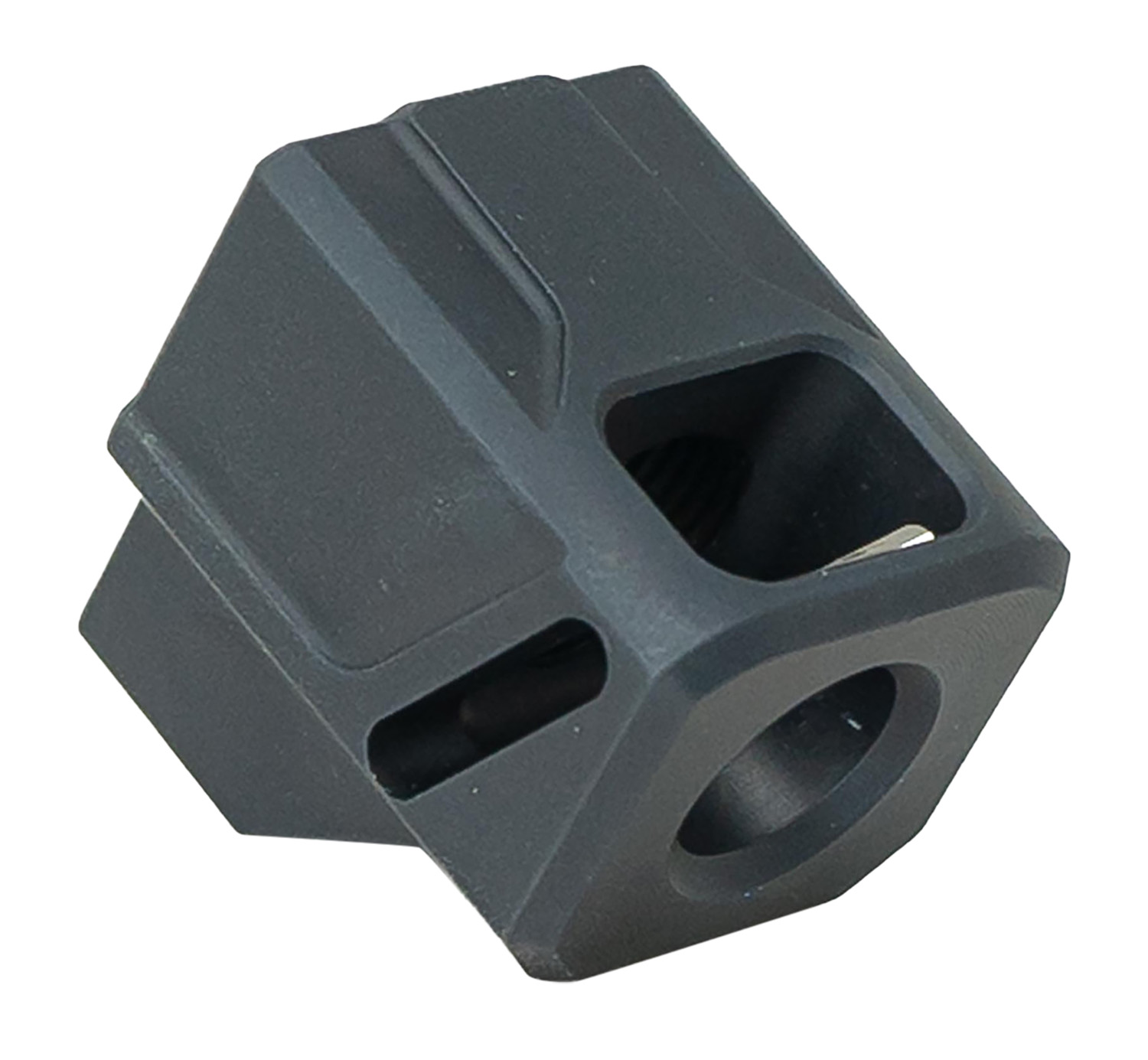 Faxon Firearms FFPACOMPDSMP01 EXOS-514 Compensator for M&P Black Aluminum 1/2″x28 Threads 1.10″ OAL 9mm