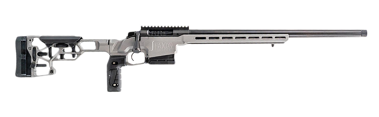 Faxon Firearms FX700SA308C01 FX7 308 Win 5+1 22″ Salt Bath Nitride Recessed Target Crown Steel Barrel Light Grey Stock