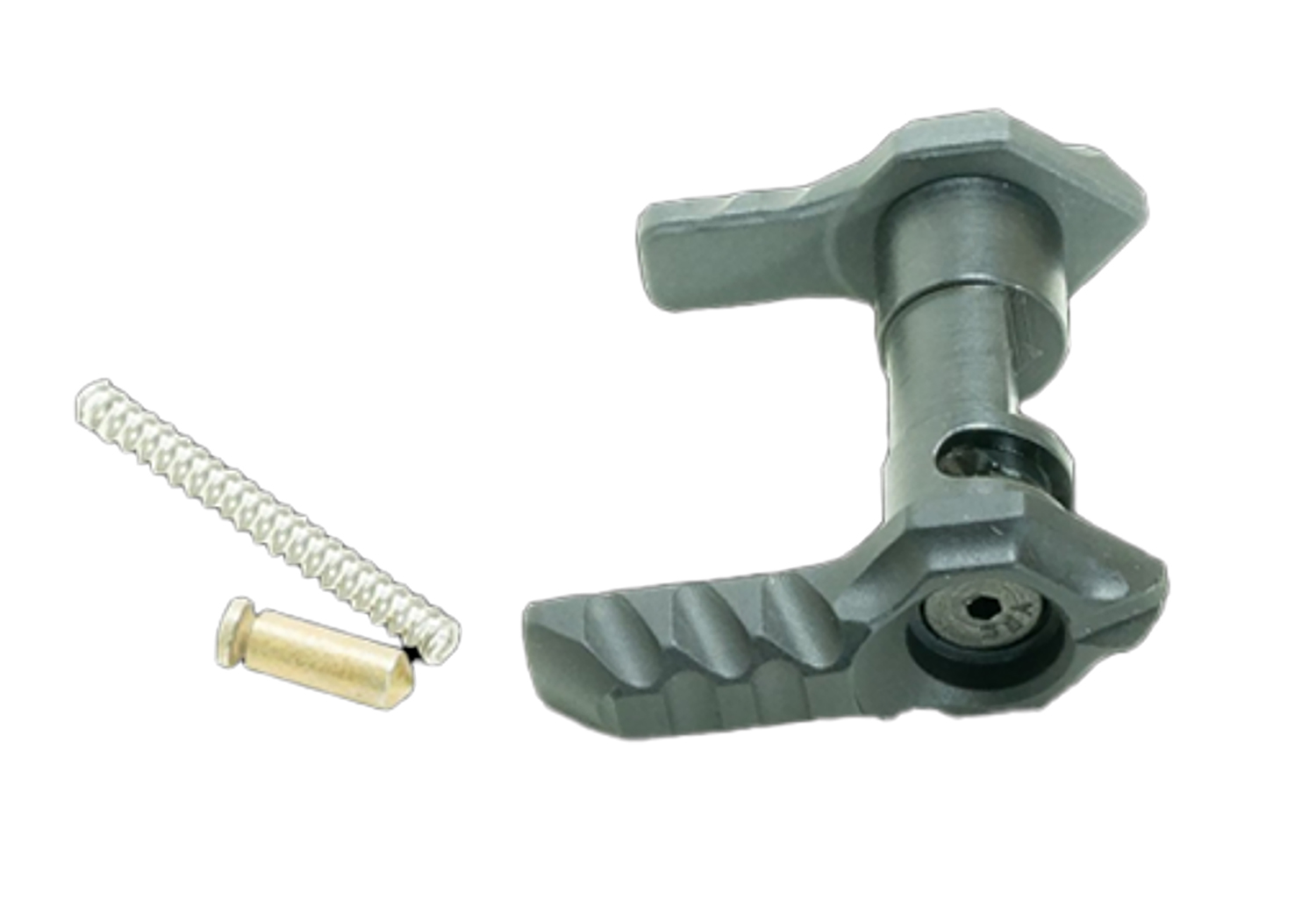 Timber Creek Outdoors GAMBISSBL Greyman Safety Selector Black Aluminum