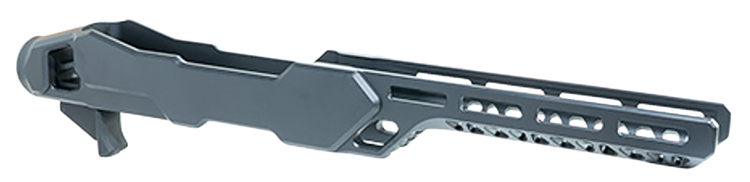 Timber Creek Outdoors ERC1022BL Enforcer Rifle Chassis Black Aluminum Fits Ruger 10/22 Compatible w/ MSR Buffer Tubes