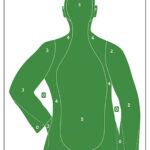 Action Target B21EGREEN100 Qualification  Silhouette Paper Hanging 23″ x 35″ Green 100 Per Box