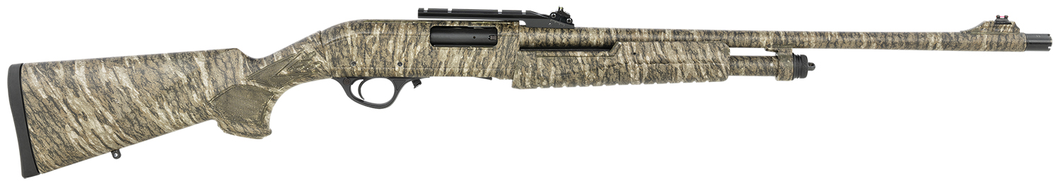Escort HEFH2022TRBL Field Hunter Turkey Full Size 20 Gauge Pump 3″ 4+1 22″ Mossy Oak Bottomland Steel Barrel, Grooved Aluminum Receiver, Fixed Mossy Oak Bottomland Synthetic Stock, Right Hand