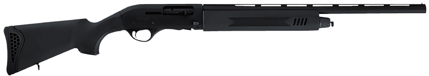 Escort HEPS4122051Y PS Youth 410 Gauge Semi-Auto 3″ 4+1 22″ Black Vent Rib Barrel, Black Anodized Grooved Aluminum Receiver, Adj LOP & Shim Black Synthetic Stock