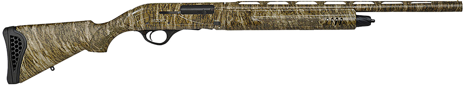 Escort HEPS4122054Y PS Youth 410 Gauge Semi-Auto 3″ 4+1 22″ Mossy Oak Bottomland Vent Rib Barrel, Grooved Aluminum Receiver, Adj LOP & Shim Mossy Oak Bottomland Synthetic Stock