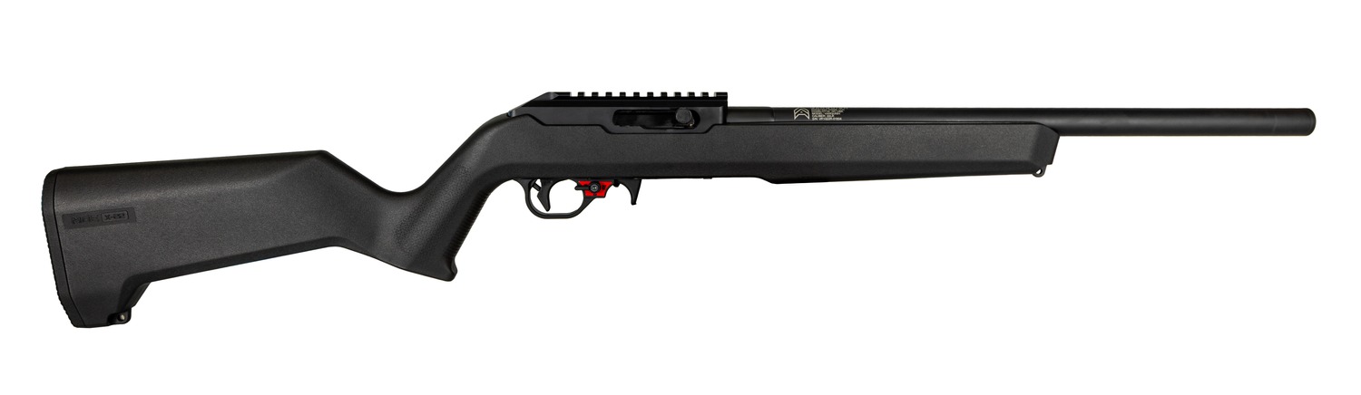 Franklin Armory 0290002BLK F22 V 22 LR 10+1 18″ Black Integrated Suppressor Barrel, Black Hardcoat Anodize Aluminum Receiver w/Picatinny Rail, Black Magpul MOE X-22 Synthetic Stock, 22-EZ Binary Trigg