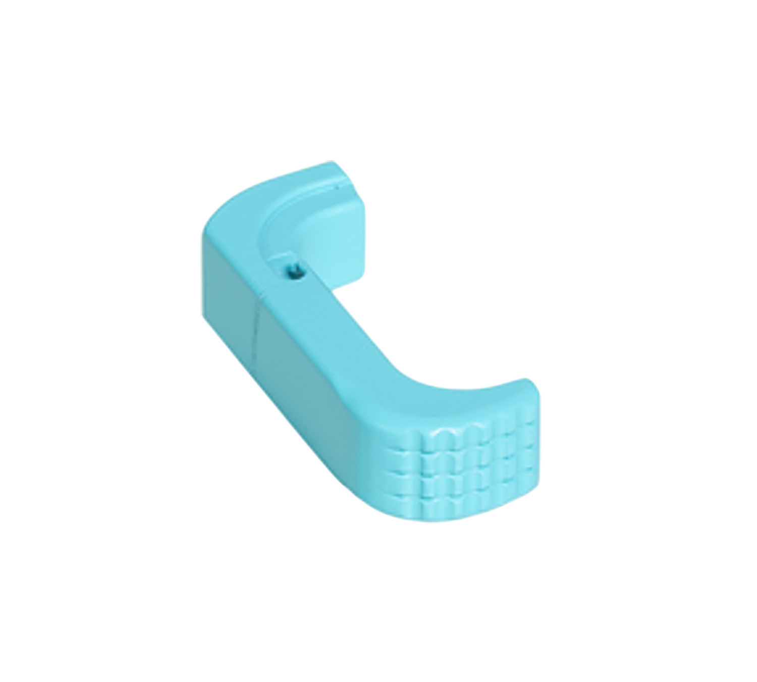 Timber Creek Outdoors GL43XEMRRE Glock 43X Extended Magazine Release Anodized Robin’s Egg Blue Aluminum