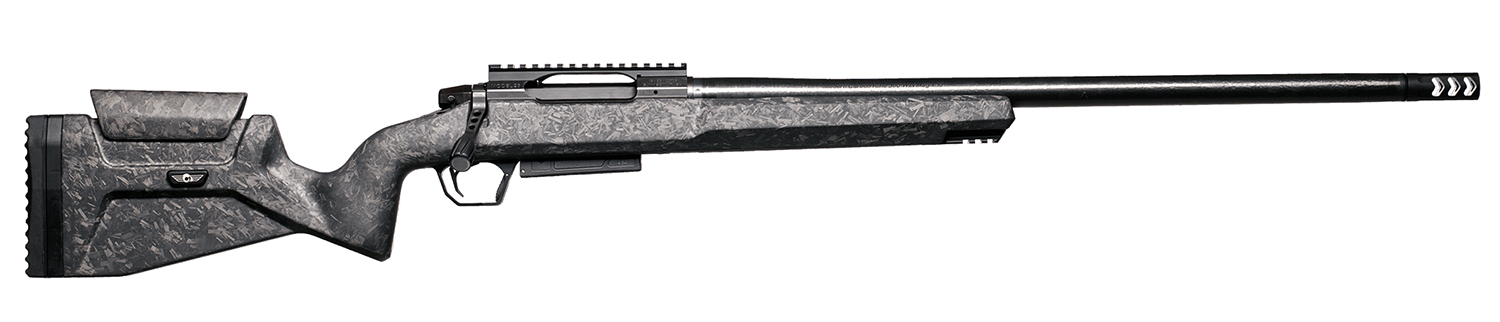 Christensen Arms 8011400201 MCR 6.5 Creedmoor 4+1 22″ Carbon Fiber Threaded Barrel, Picatinny Rail Receiver, M-LOK Forend, Black Adj Cheek Riser w/Pistol Grip Carbon Fiber Stock