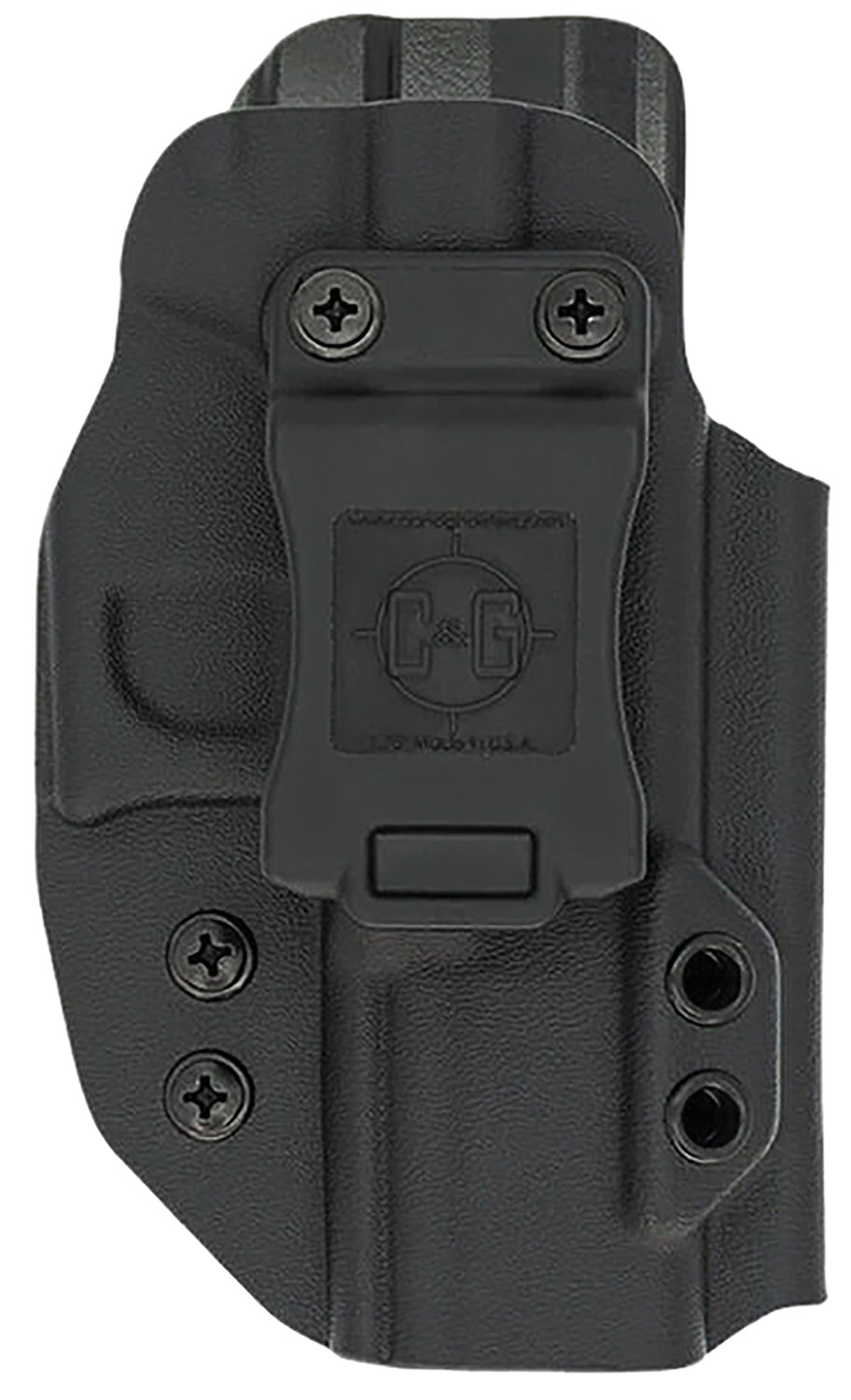 C&G Holsters 1864100 Covert IWB Black Kydex Belt Clip Fits 1911 3.5″ Right Hand