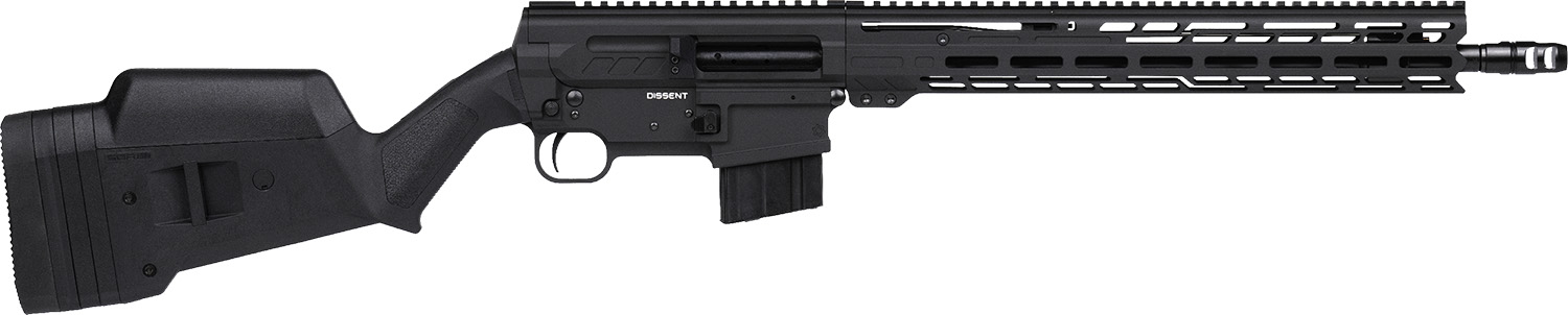 CMMG V8AC60CAB Dissent BR4 *CA Compliant 22 ARC 10+1 16.10″ Black Armor Cerakote Aluminum Receiver, Magpul SGA Stock, Zeroed Drop-In Single Stage Trigger
