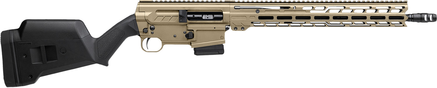 CMMG 30A650ACT Dissent BR4 *CA Compliant 300 Blackout 10+1 16.10″ Black Nitride Threaded Barrel, Coyote Tan Cerakote Picatinny Rail Aluminum Receiver, Magpul SGA Black Synthetic Stock