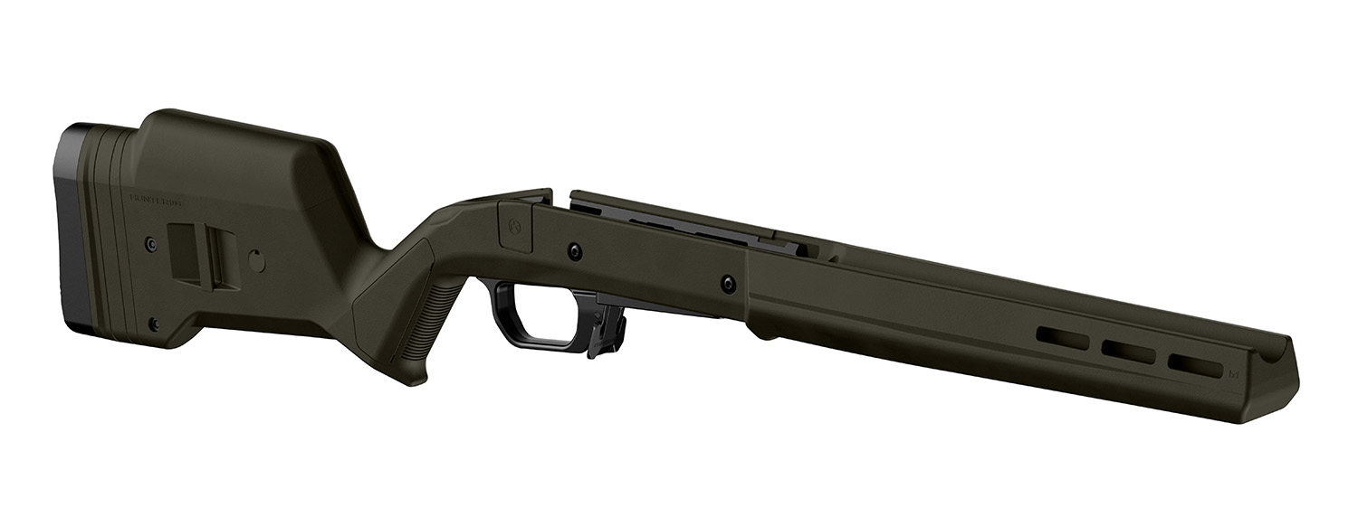 Magpul MAG1069-ODG-RT Hunter 110 Stock Fixed with Aluminum Bedding & Adjustable Comb OD Green Synthetic for Savage 110 Short Action Right Hand