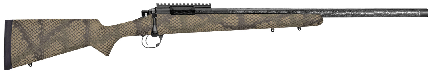 Proof Research 135198 Glacier Full Size 7mm PRC 4+1 24″ Carbon Fiber Match Grade Threaded Barrel, Black Cerakote Steel Receiver, Picatinny Rail, PROOF Hunter TFDE Carbon Fiber Stock Right Hand