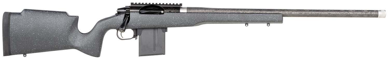 Proof Research 137857 Elevation MTR 2.0 6.5 PRC 22″ Carbon Fiber Match Grade Threaded Barrel, Black Cerakote Steel Receiver w/Picatinny Rail, Black Granite Fixed Proof Carbon Fiber Stock, Right Hand